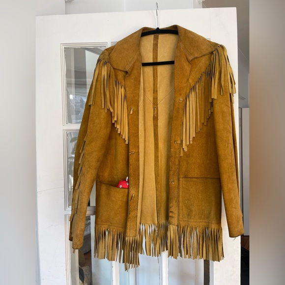 Vintage suede fringe jacket - Picture 3 of 3